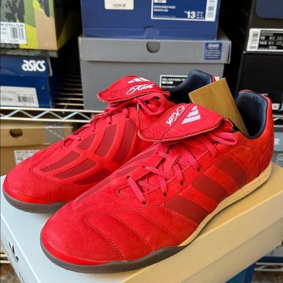 Adidas x Kith Predator 2002 Indoor “Red White” Mens Size 13 - Picture 5 of 7